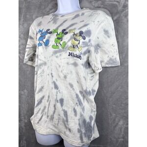 Junk Food Clothing Mickey Mouse Rainbow Color Tee Women's Small